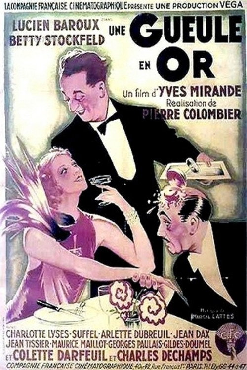Movie poster for Une gueule en or (1936)