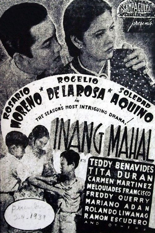 Movie poster for Inang Mahal (1939)