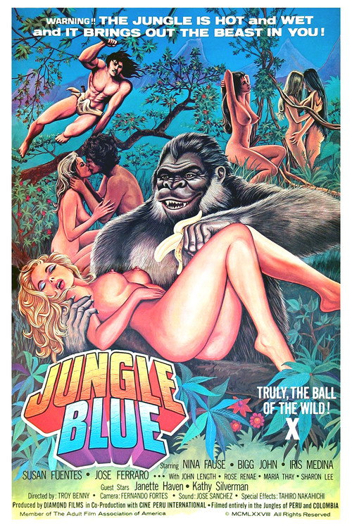Movie poster for Jungle Blue (1978)