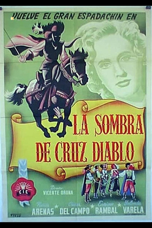 Movie poster for La sombra de Cruz Diablo (1955)