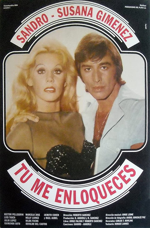 Movie poster for Tú me enloqueces (1976)