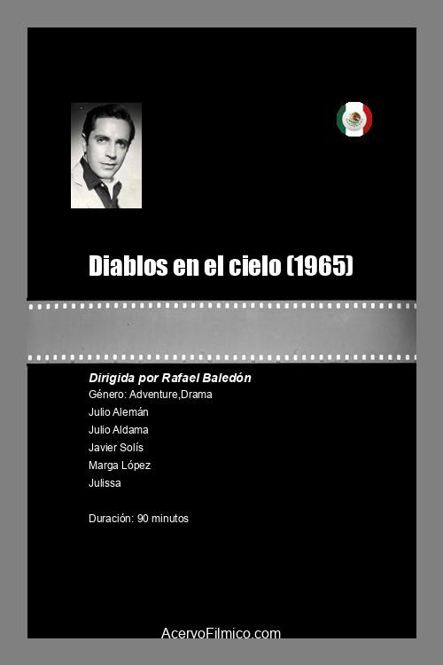 Movie poster for Diablos en el cielo (1965)