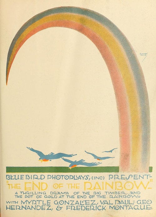 Movie poster for The End of the Rainbow (1916)