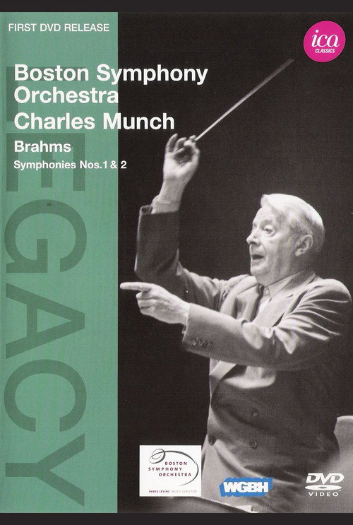 Movie poster for Brahms: Symphonies Nos. 1 & 2 - Charles Munch (2001)