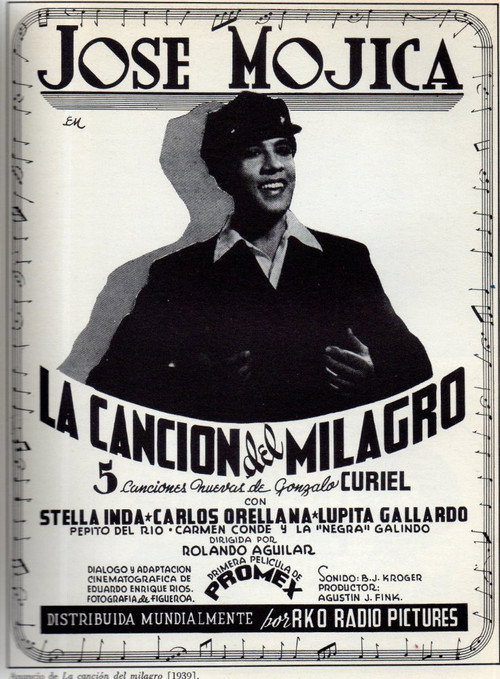 Movie poster for La canción del milagro (1940)