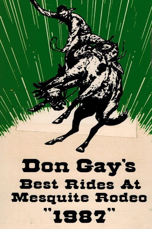 Movie poster for Don Gay's Best Rides At Mesquite Rodeo 1987 (1988)