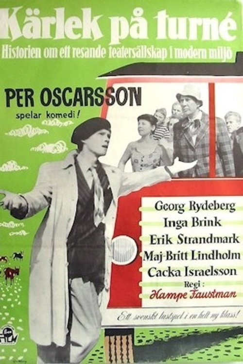 Movie poster for Kärlek på turné (1955)