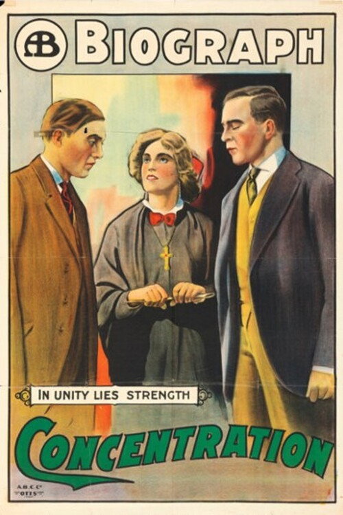 Movie poster for Concentration (1914)