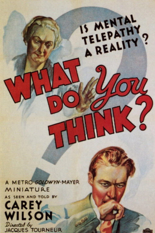 Movie poster for What Do You Think? (1937)