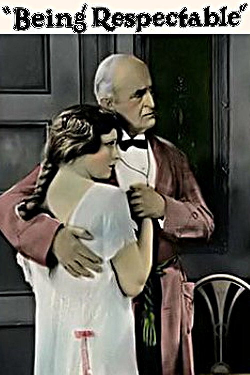 Movie poster for Being Respectable (1924)