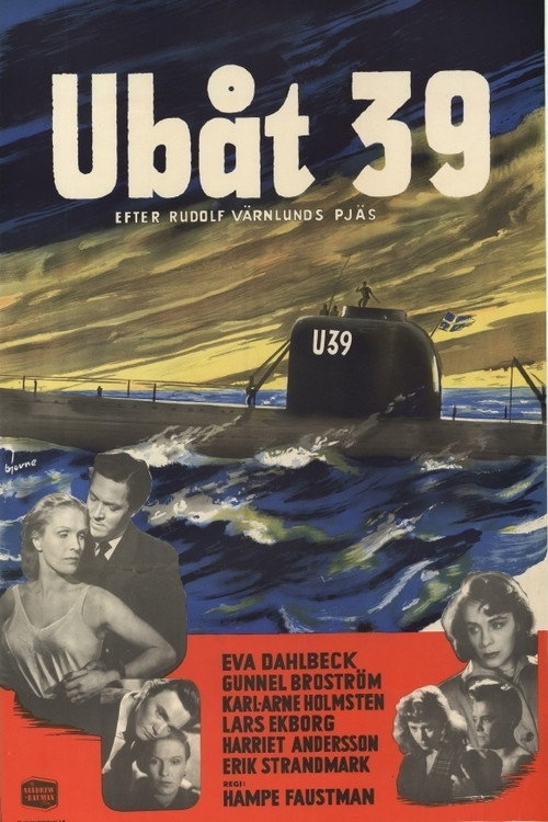 Movie poster for Ubåt 39 (1952)