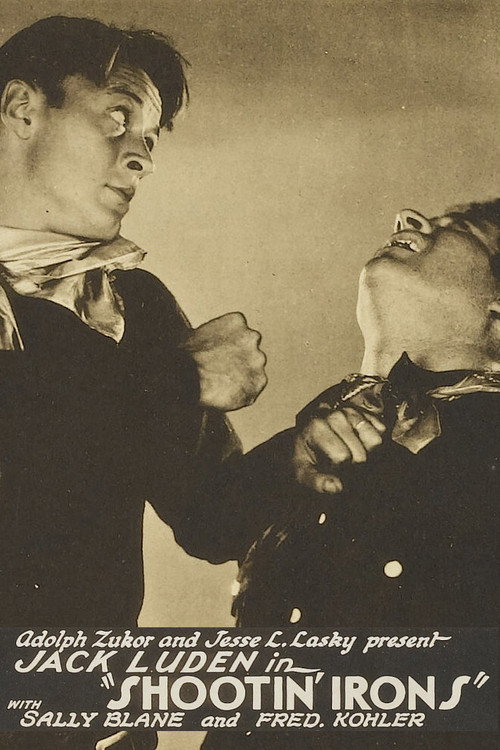 Movie poster for Shootin' Irons (1927)