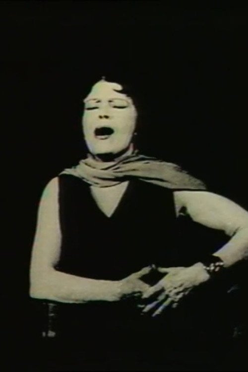 Movie poster for Damia: Concert en velours noir (1989)