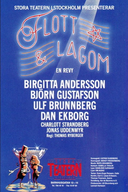 Movie poster for Flott & Lagom (1992)