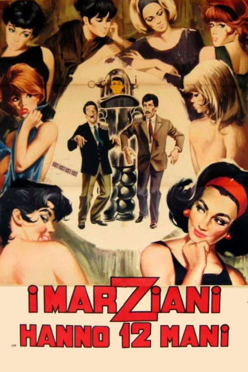 Movie poster for The Twelve-Handed Men of Mars (1964)