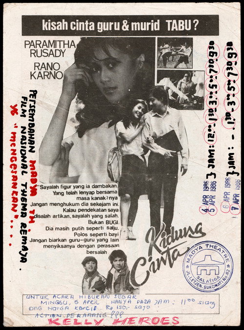 Movie poster for Kidung Cinta (1985)