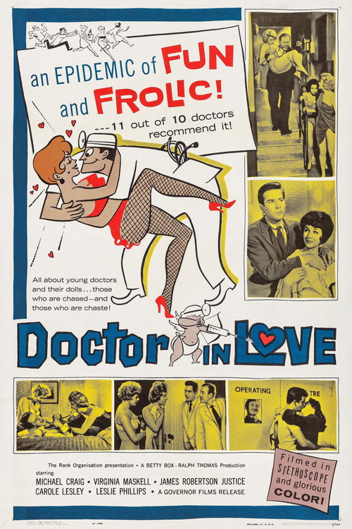 Movie poster for Doctor in Love (1960)