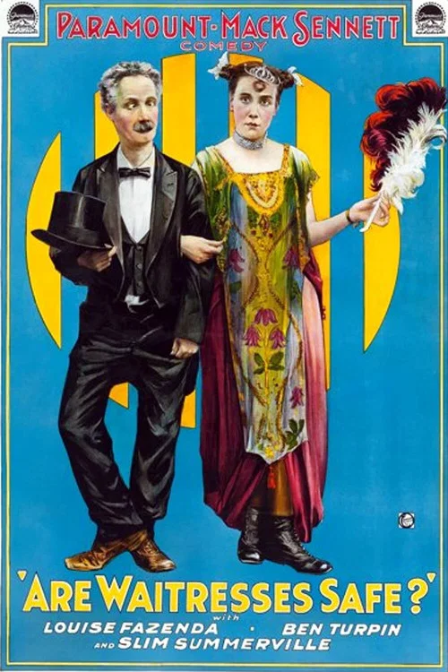Movie poster for Are Waitresses Safe? (1917)