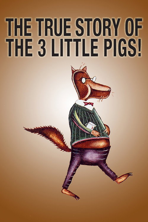 Movie poster for The True Story of the Three Little Pigs (2008)