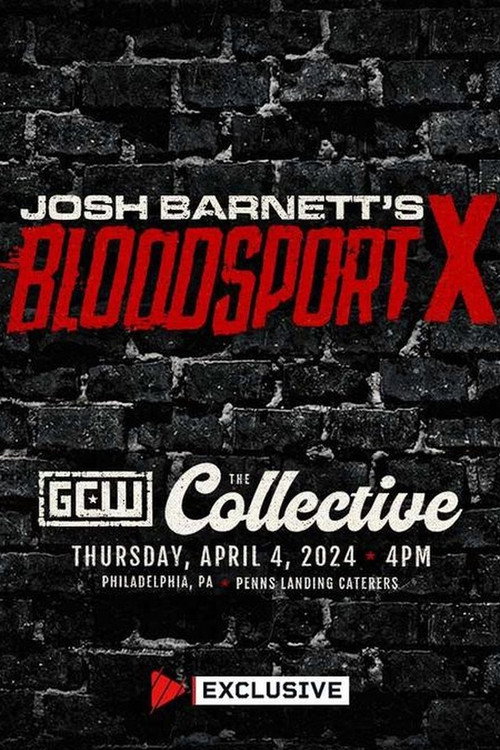 Movie poster for GCW Josh Barnett's Bloodsport X (2024)