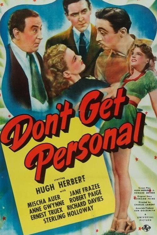 Movie poster for Don't Get Personal (1942)