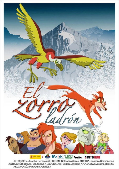 Movie poster for Barriola, The thief fox (2009)