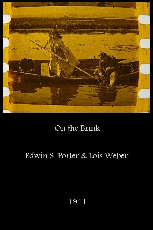 Movie poster for On the Brink (1911)