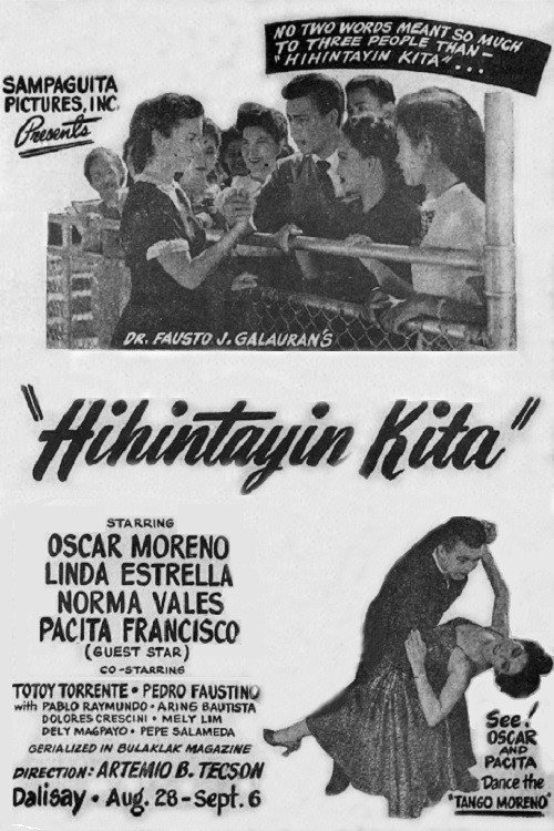 Movie poster for Hihintayin Kita (1952)