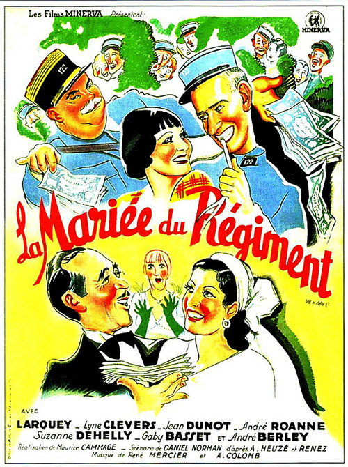 Movie poster for La Mariée du régiment (1936)