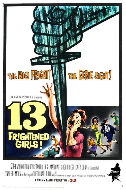 Movie poster for 13 Frightened Girls (1963)