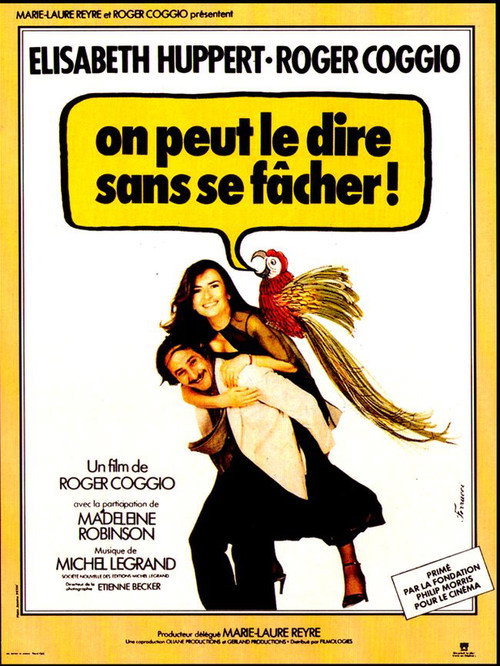 Movie poster for One Can Say It Without Getting Angry (1978)