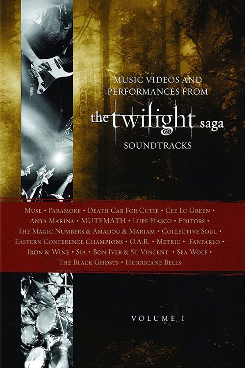 Movie poster for The Twilight Saga Soundtracks, Vol 1: Music Videos and Performances (2010)