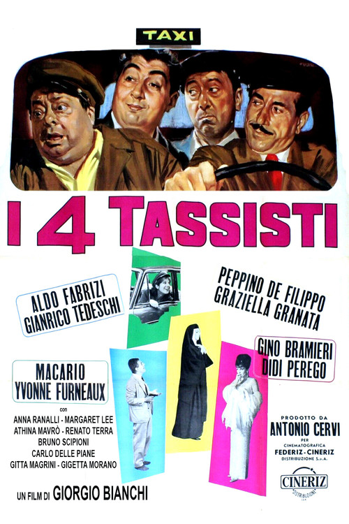 Movie poster for I 4 tassisti (1963)