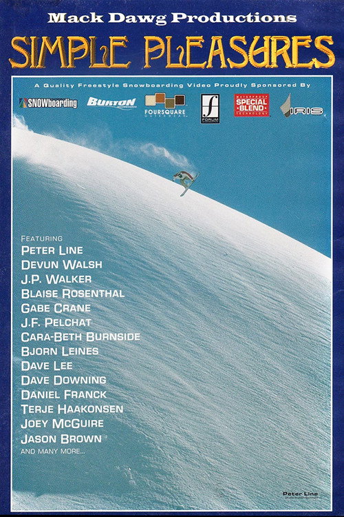 Movie poster for Simple Pleasures (1997)