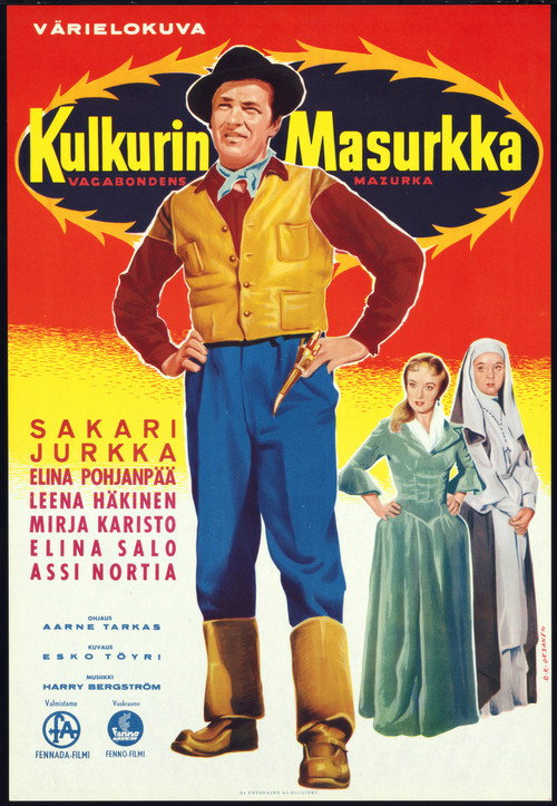 Movie poster for Kulkurin masurkka (1958)