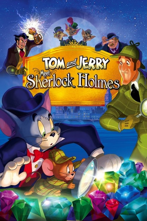 Movie poster for Tom and Jerry Meet Sherlock Holmes (2010)