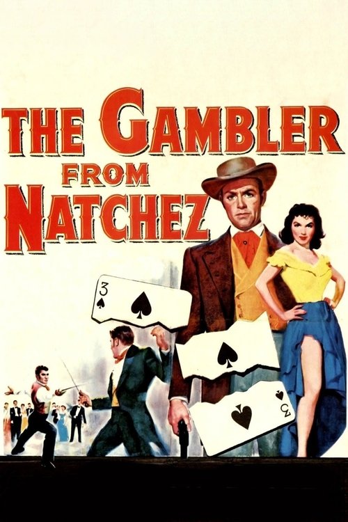 Movie poster for The Gambler from Natchez (1954)