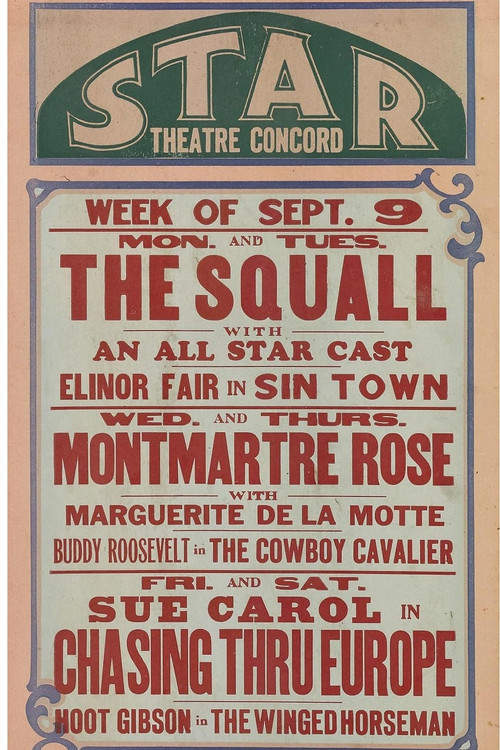 Movie poster for Montmartre Rose (1929)