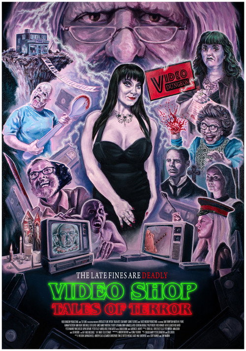 Movie poster for Video Shop Tales of Terror (2023)