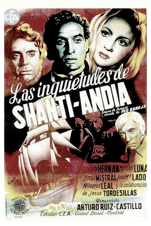 Movie poster for Las inquietudes de Shanti-Andía (1947)