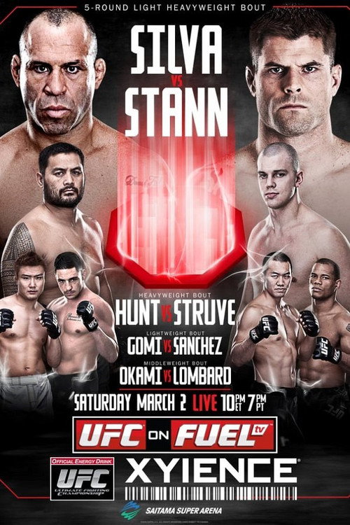 Movie poster for UFC on Fuel TV 8: Silva vs. Stann (2013)