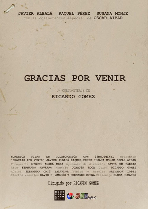 Movie poster for Gracias por venir (2016)
