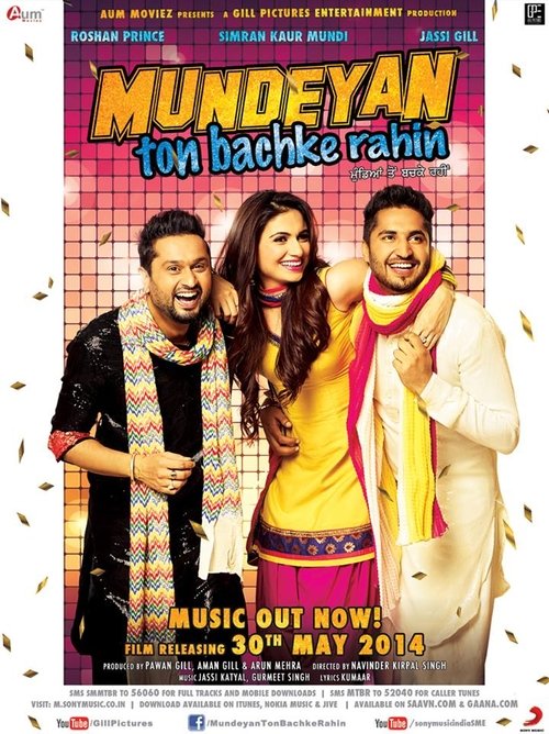 Movie poster for Mundeyan Ton Bachke Rahin (2014)