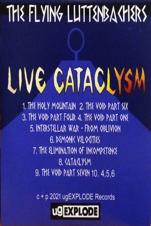 Movie poster for The Flying Luttenbachers – Live Cataclysm (2021)