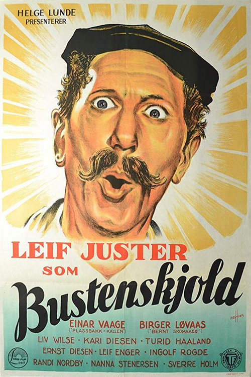 Movie poster for Bustenskjold (1958)