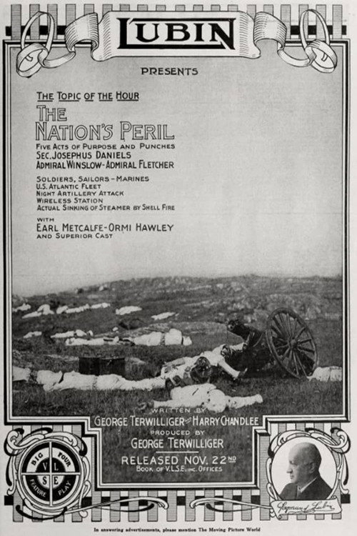 Movie poster for The Nation's Peril (1915)