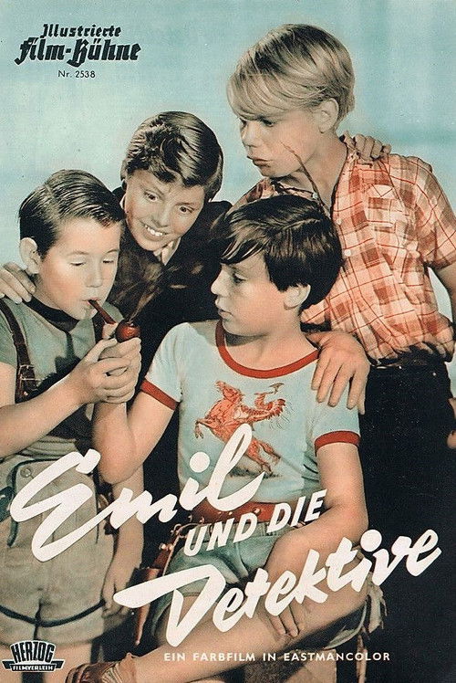 Movie poster for Emil and the Detectives (1954)