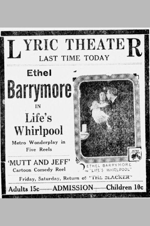 Movie poster for Life's Whirlpool (1917)