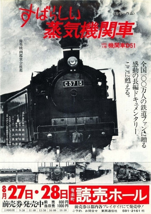 Movie poster for The Wonderful World of Steam Locomotive (1970)