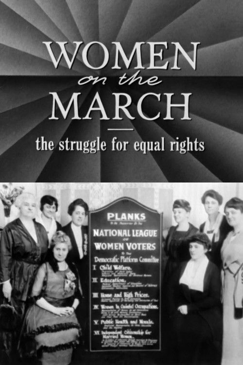 Movie poster for Women on the March: The Struggle for Equal Rights (1958)